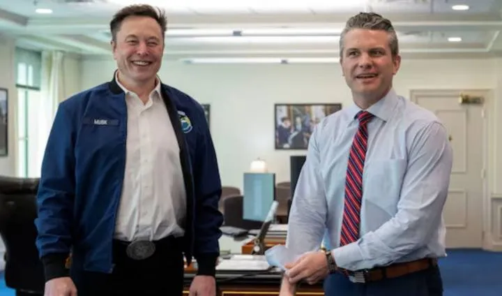 Встреча Маска и Хегсета