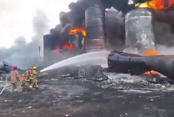 Взрыв в Мексике