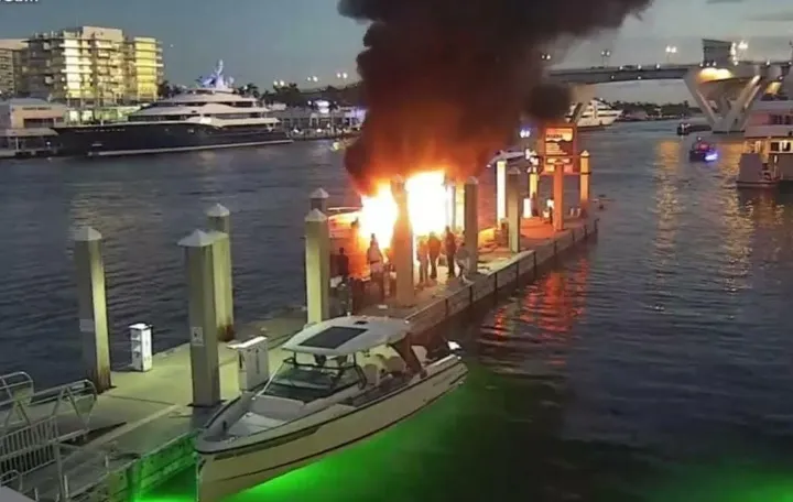 Взрыв лодки