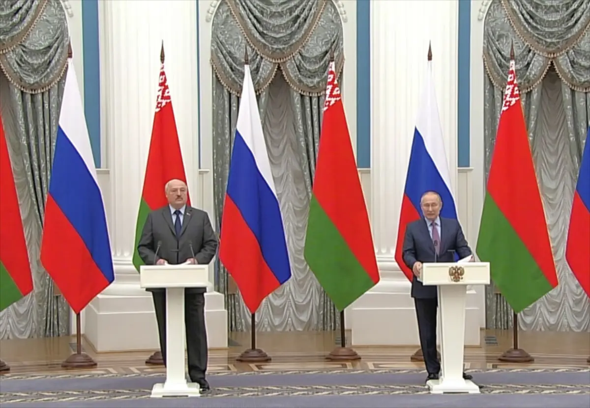 Путин и Лукашенко