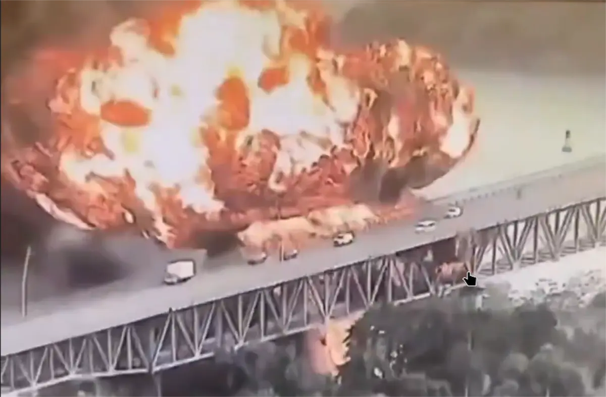 Взрыв танкера