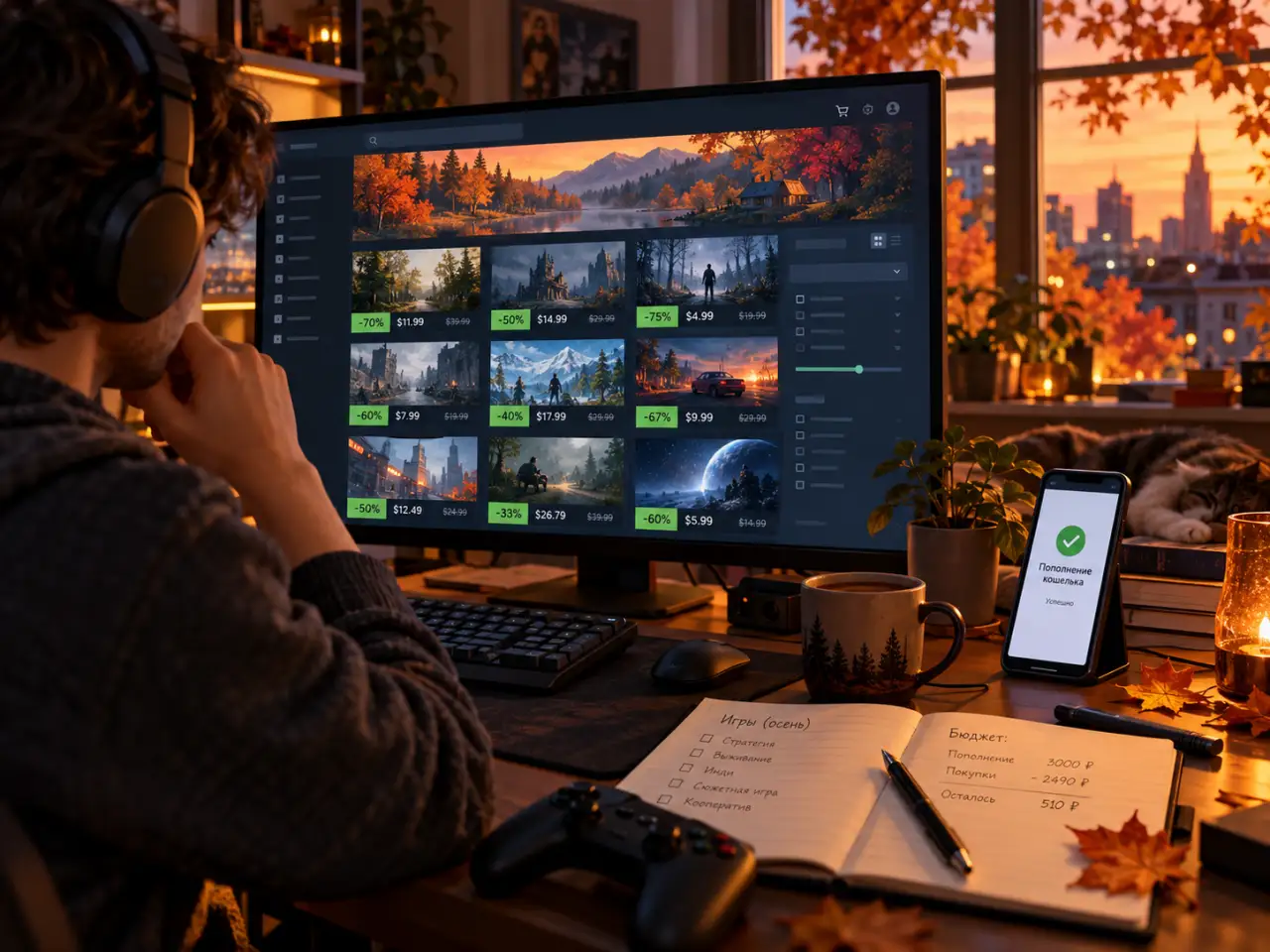 Как пополнить Steam