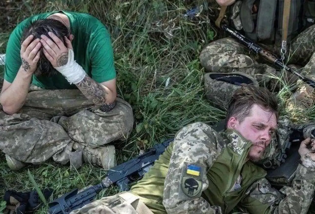 Сдача украинских военных